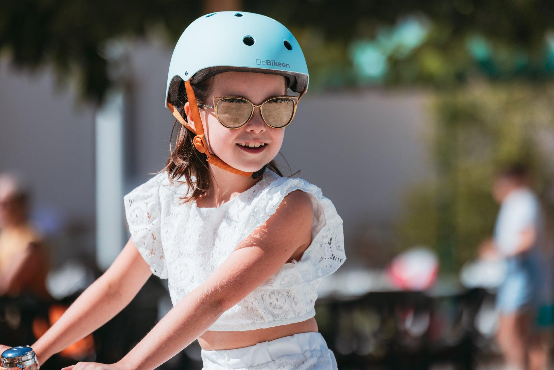 Capacete de bicicleta infantil – Tamanho XS 48 a 52 cm – Azul-turquesa 2/8