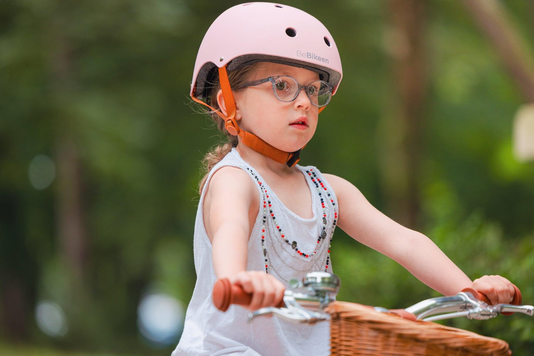 Casco de bicicleta infantil – Talla XS 48 a 52 cm – Rosa 6/8