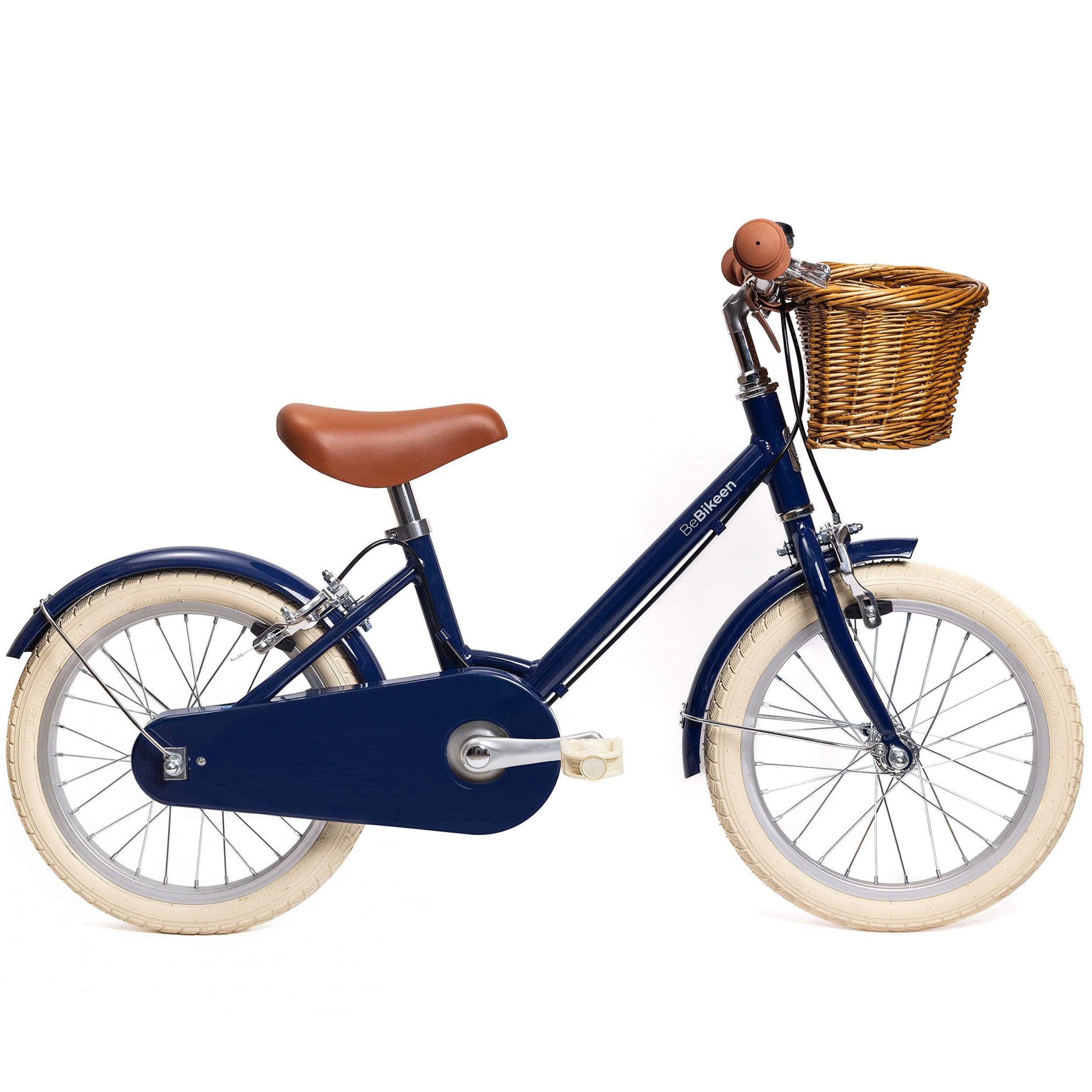 BEBIKEEN Dětské jízdní kolo 16" pro děti 4–6 let z lehkého hliníku – Tmavě modrá