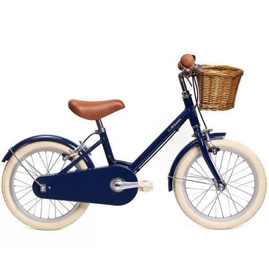 Vélo enfant 16 pouces 4-6 ans en aluminium léger - Bleu marine