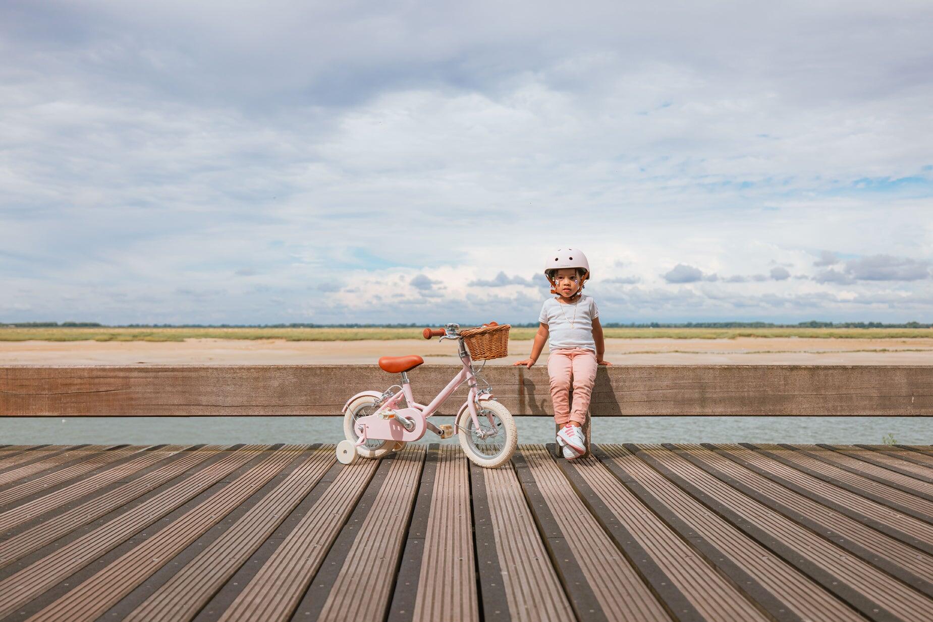 Bicicleta infantil de 12 pulgadas 2–4 años de aluminio ligero – Rosa 6/8