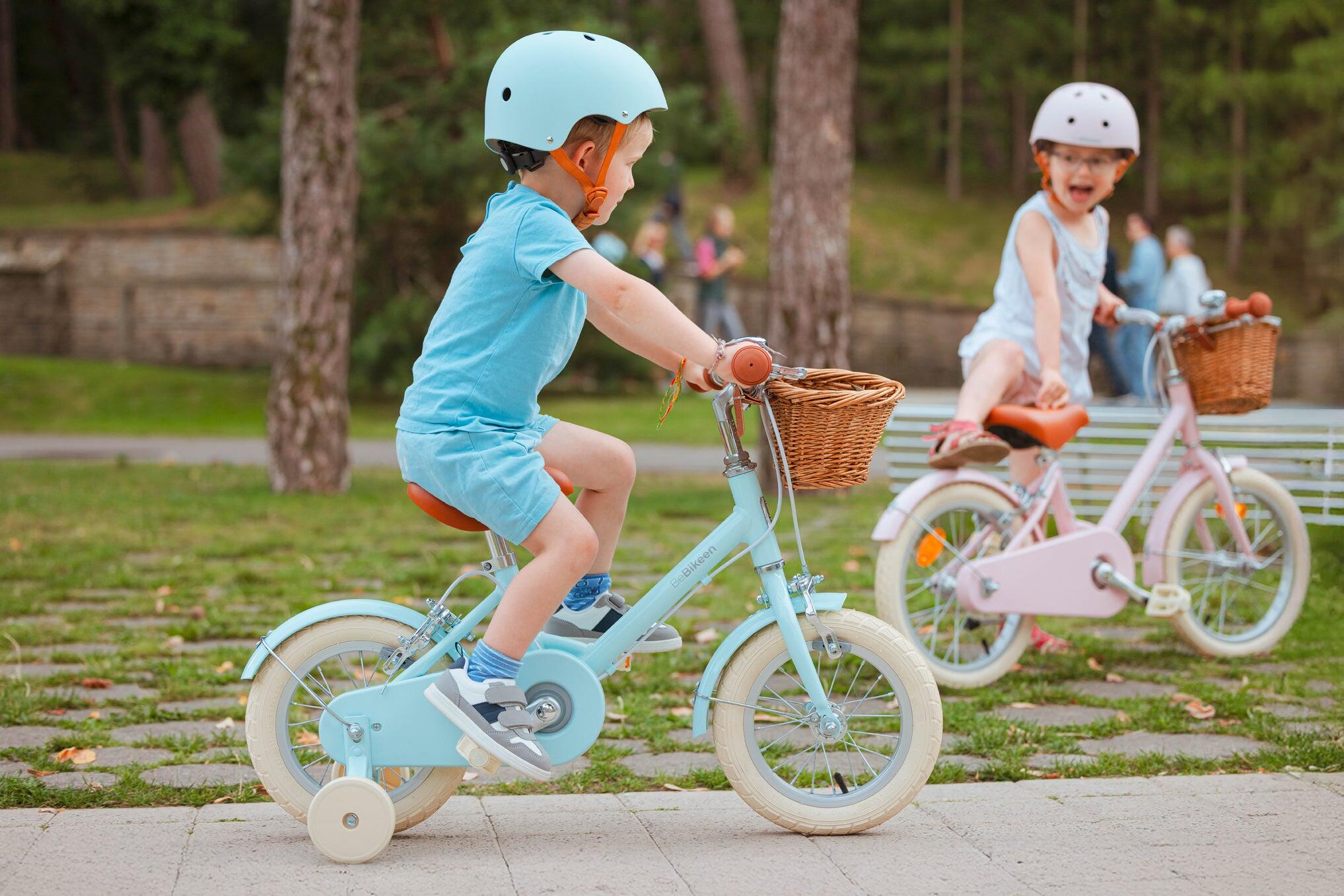 Bicicleta infantil de 12 pulgadas 2–4 años de aluminio ligero – Azul turquesa 2/8
