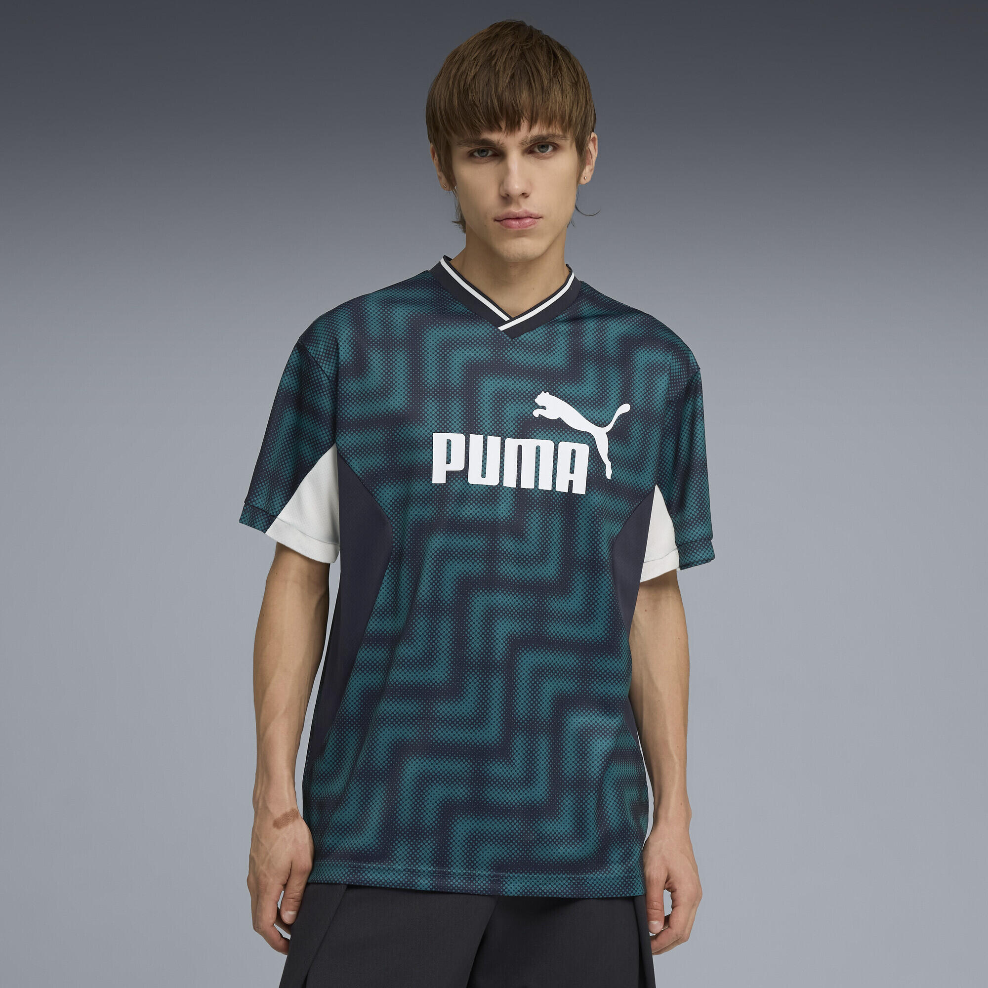 Essentials Block Relaxed Fußballtrikot Herren PUMA 2/5