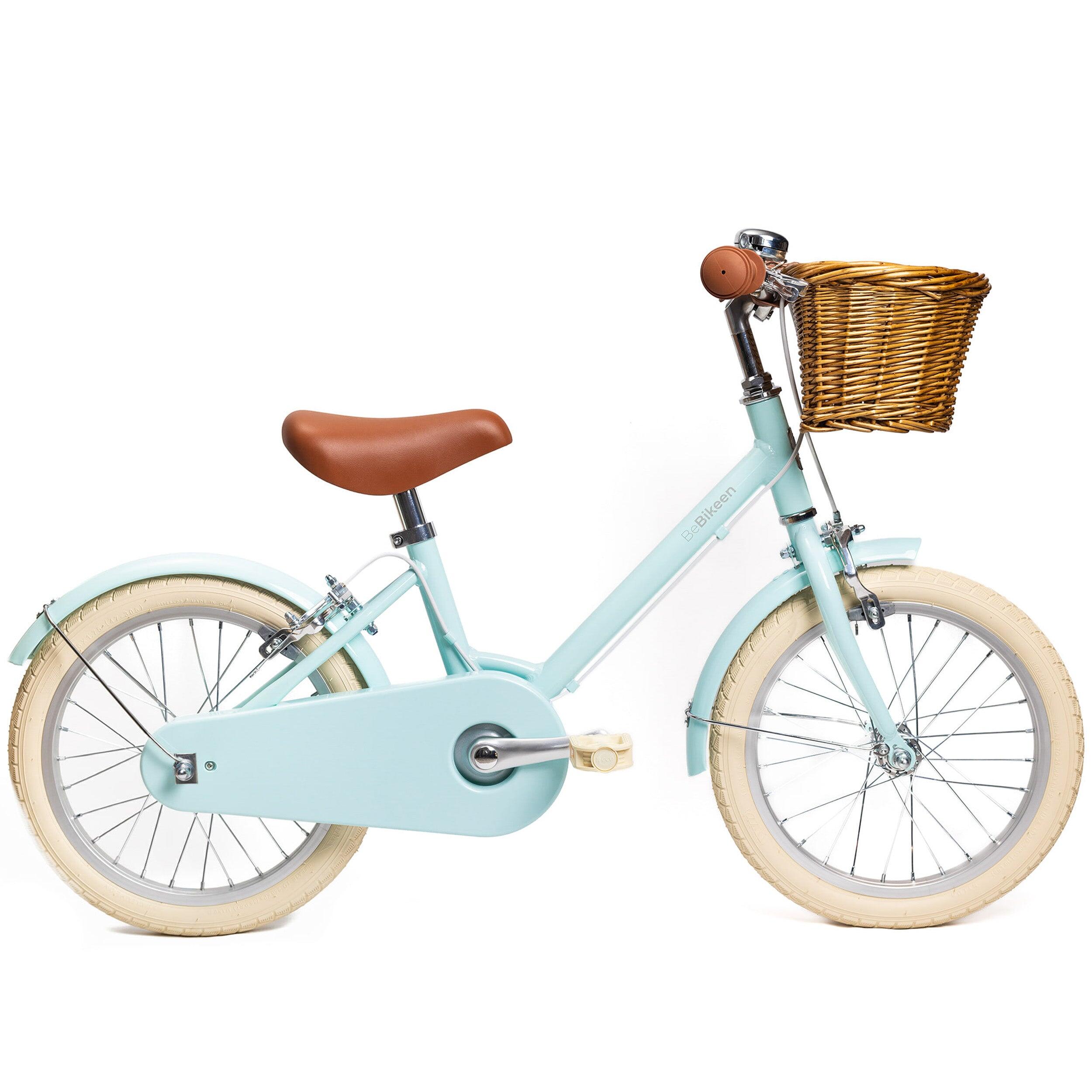 BEBIKEEN Dětské jízdní kolo 16" pro děti 4–6 let z lehkého hliníku – Tyrkysově modrá