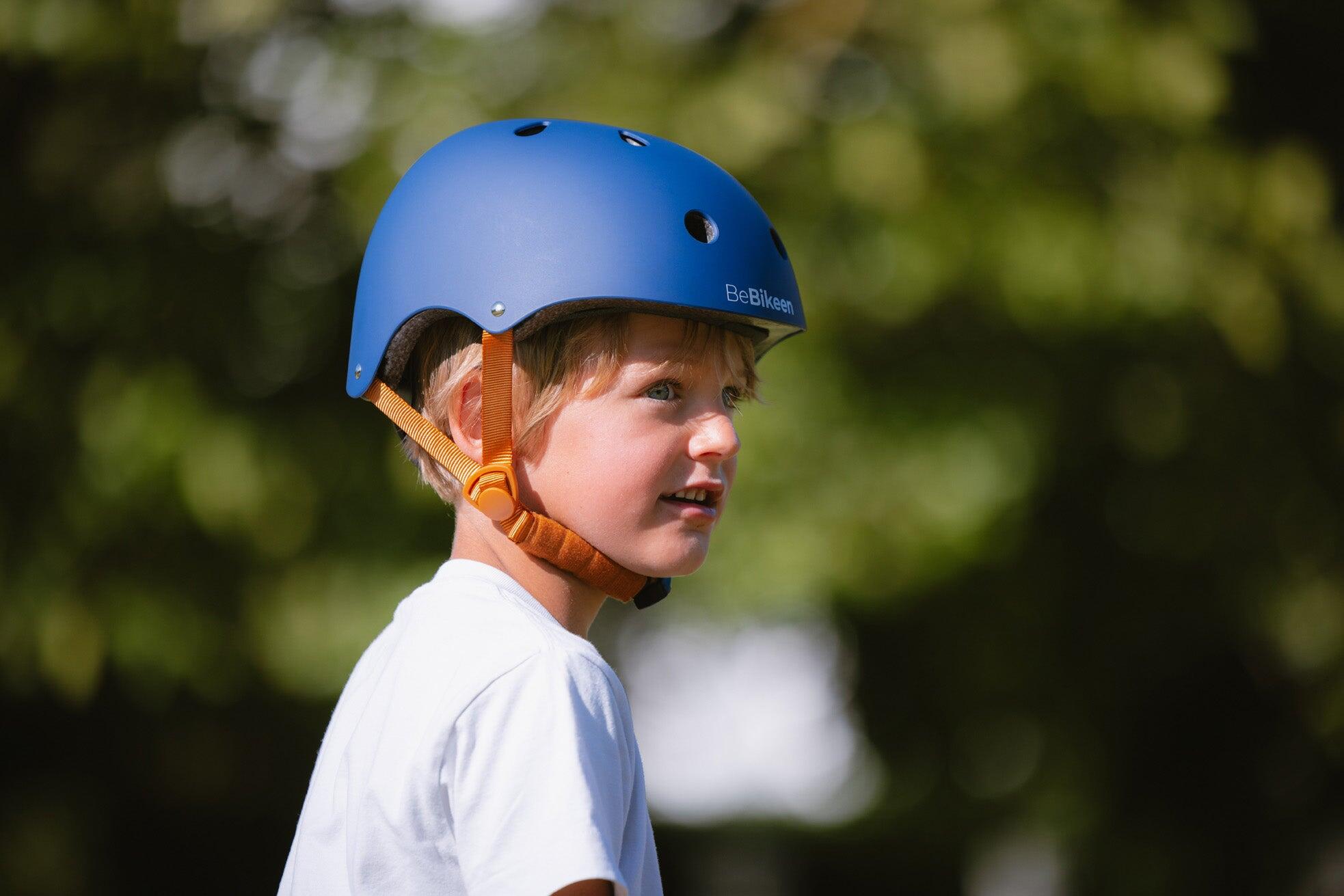 Casco de bicicleta infantil – Talla XS 48 a 52 cm – Azul marino 2/8