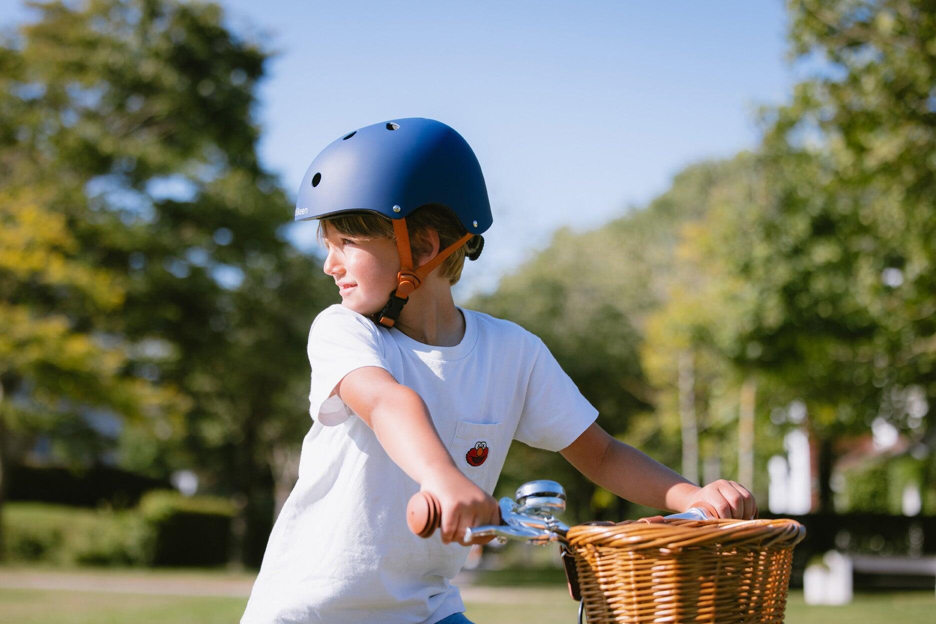 Casco de bicicleta infantil – Talla XS 48 a 52 cm – Azul marino 6/8