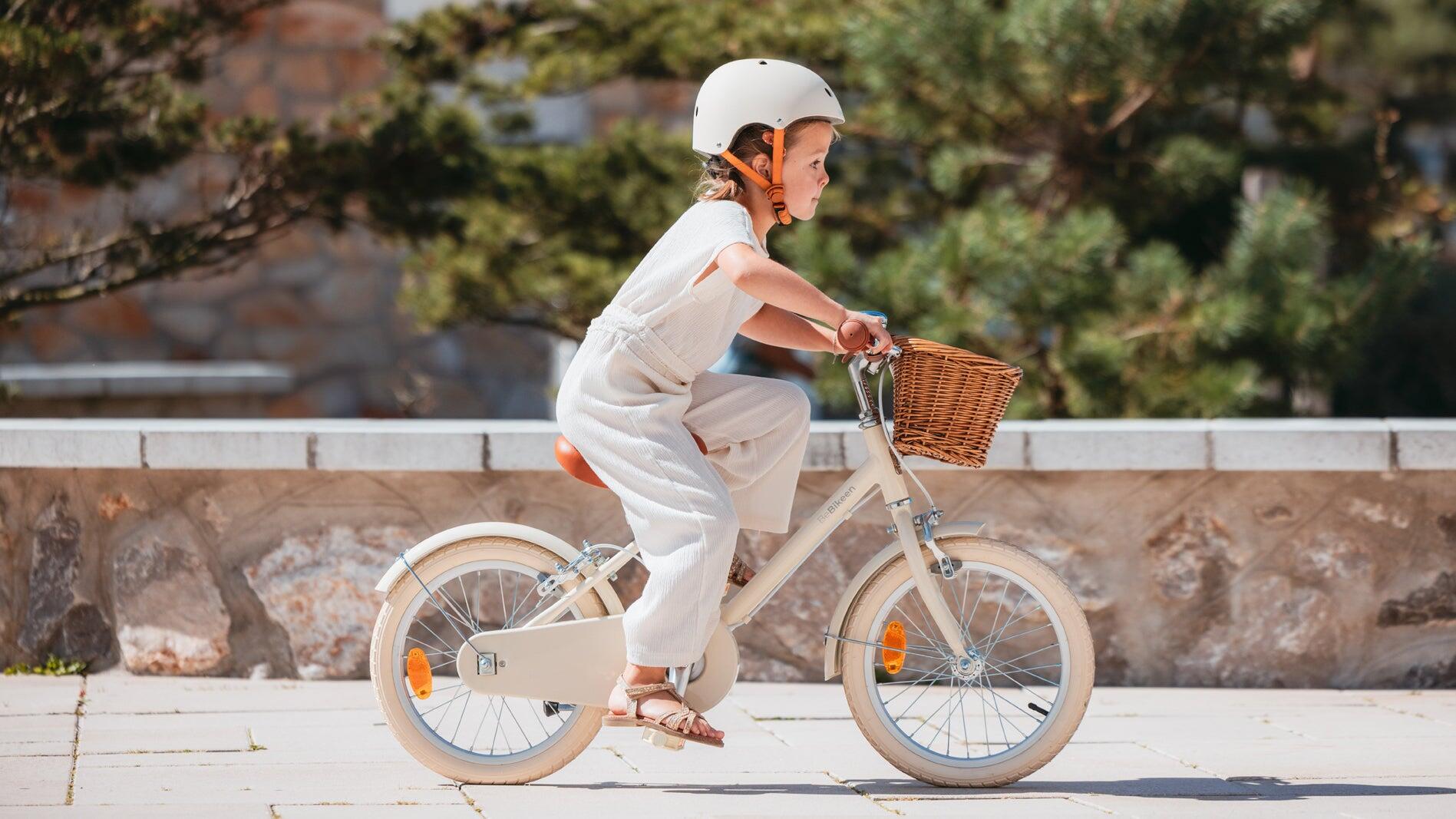 Bicicleta infantil de 16 pulgadas 4–6 años de aluminio ligero – Crema 2/8