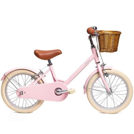 Vélo enfant 16 pouces 4-6 ans en aluminium léger - Crème