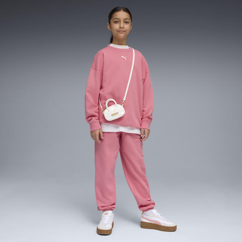 Trening copii croială oversize, albastru deschis PUMA