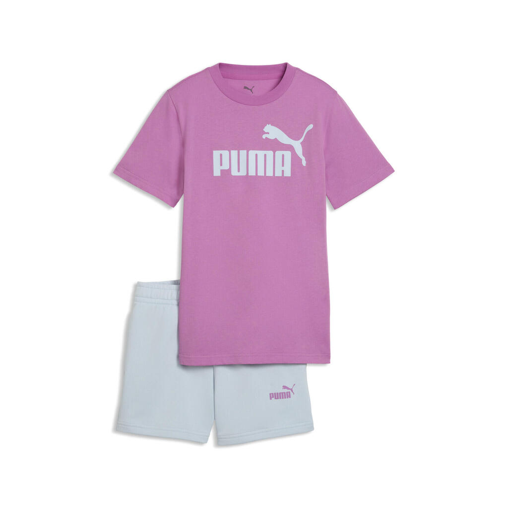 Essentials No. 1 Logo Tee and Shorts Set Youth PUMA