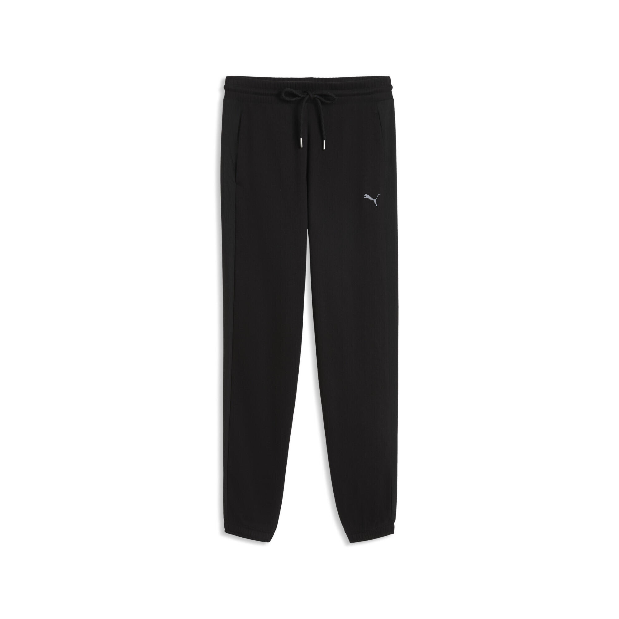 Puma - Pantalon De Survêtement À Taille Haute Her Femme Puma - Pantalons - Gris|mauve|noir - Decathlon