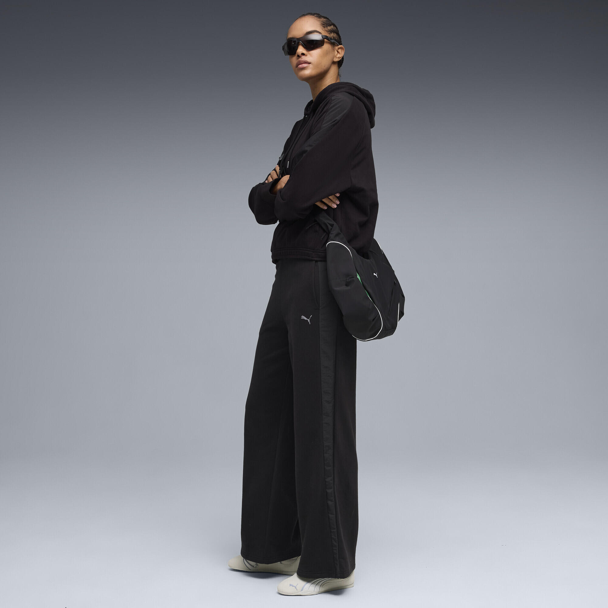 Pantalon à taille haute et jambes larges HER Femme PUMA 4/5
