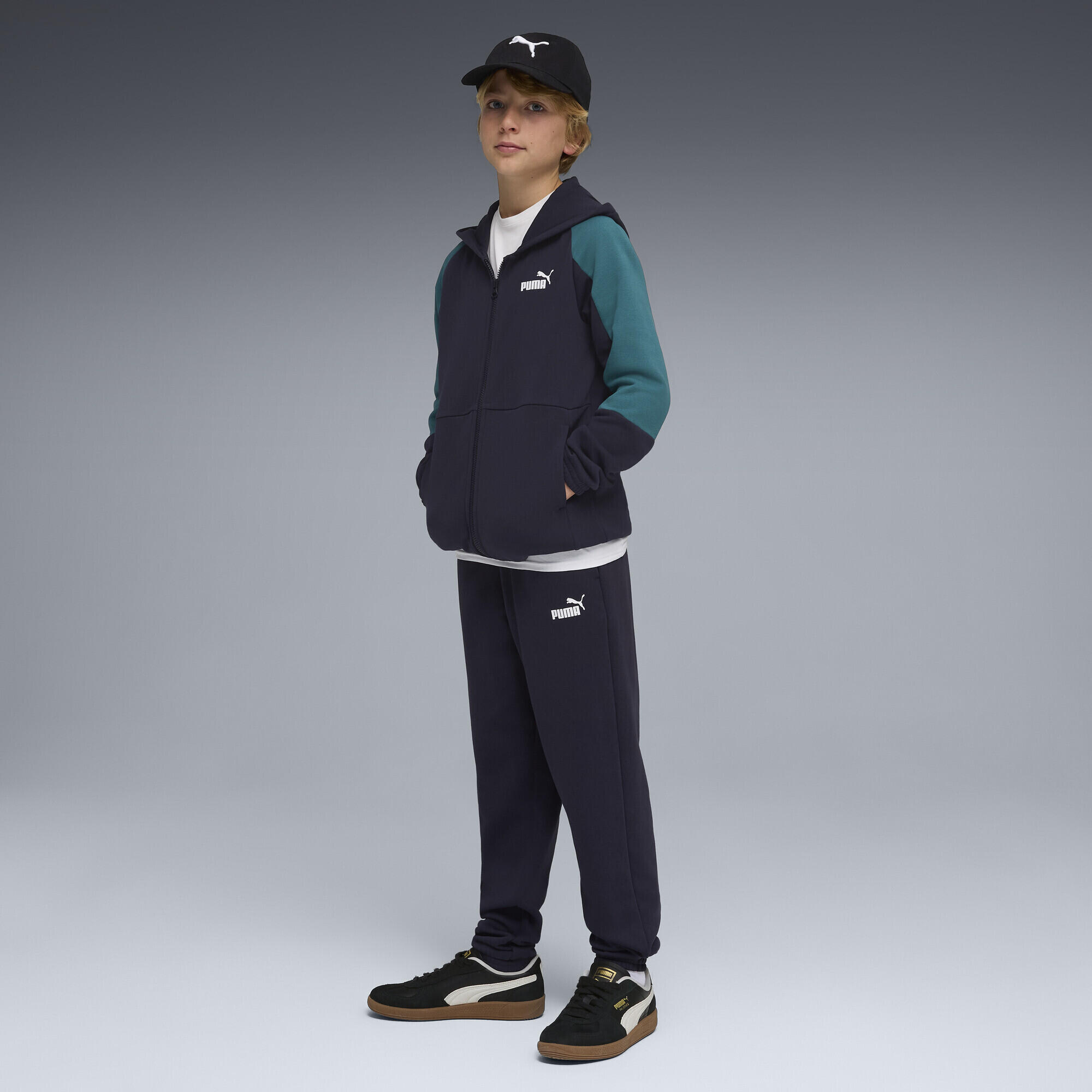 Tuta con cappuccio Essentials Block per ragazzi PUMA 2/5
