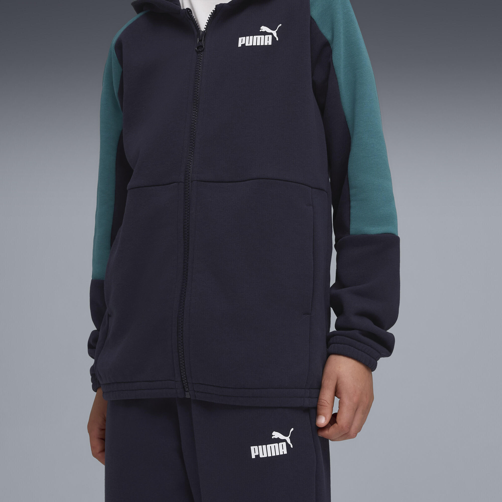 Tuta con cappuccio Essentials Block per ragazzi PUMA 4/5