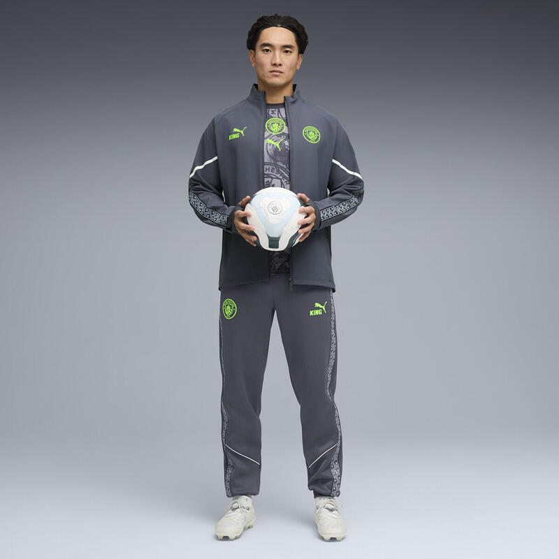 Pantalon bărbați buzunare laterale King Anthem, gri închis PUMA