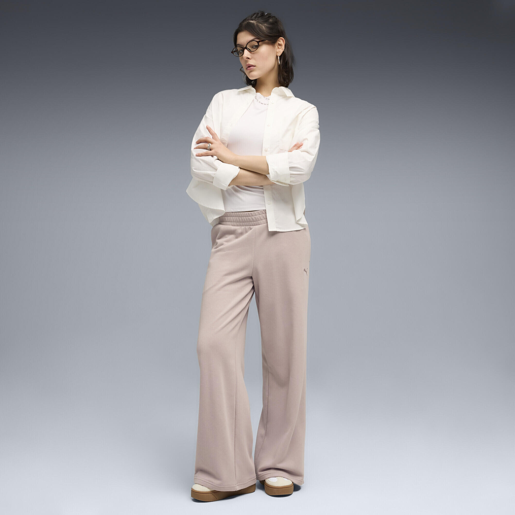 Essentials Wide-Leg Pants Women PUMA 4/5