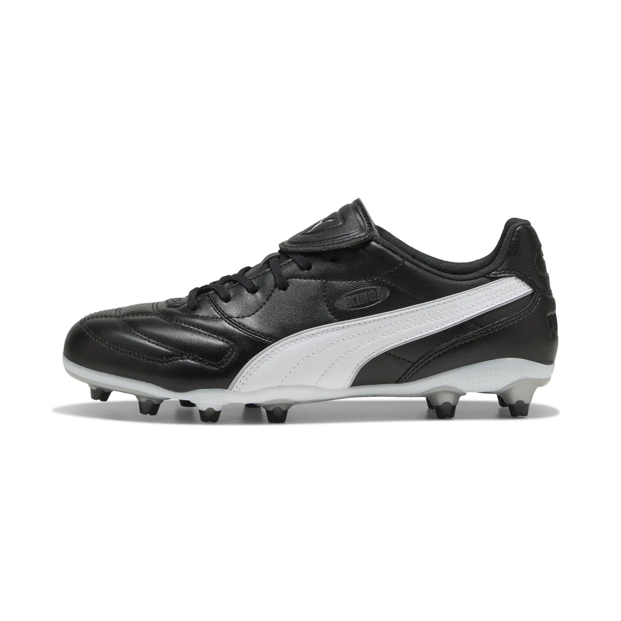 Chuteiras de futebol adulto couro King Liga FG/AG PUMA 3/6