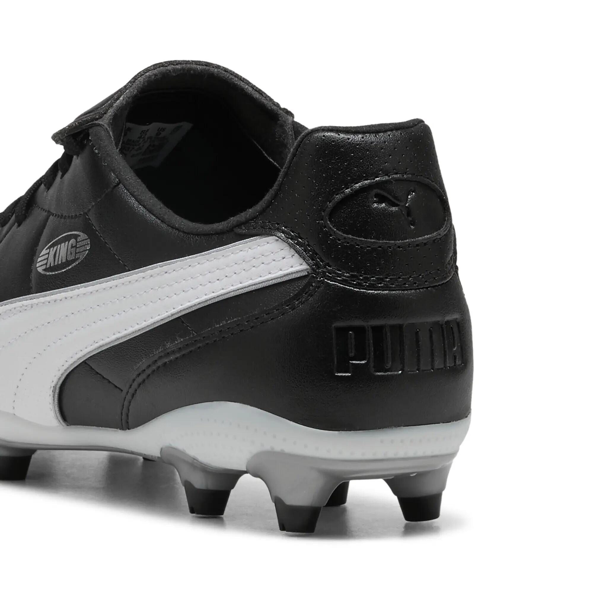Chuteiras de futebol adulto couro King Liga FG/AG PUMA 2/6