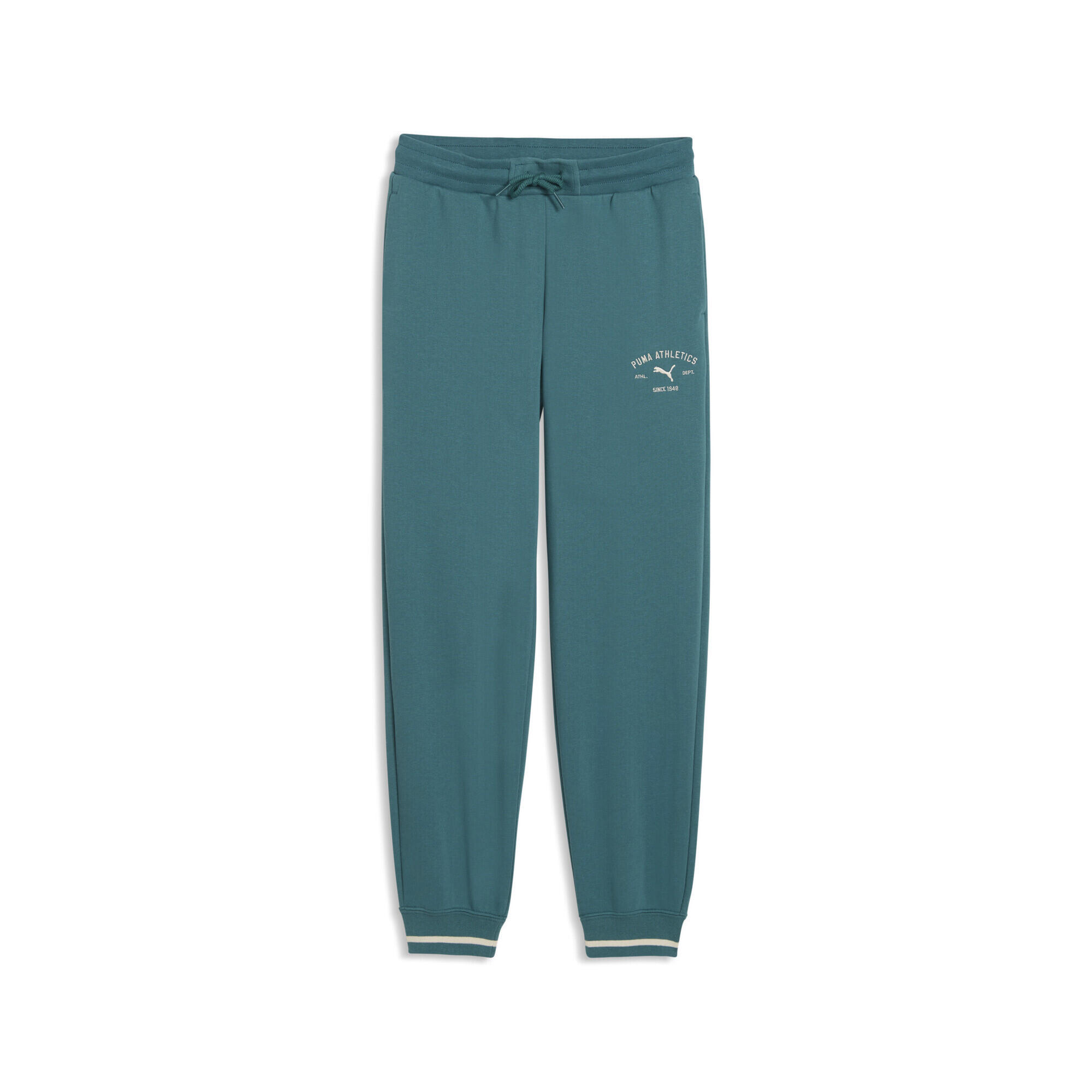 Puma - Pantalon De Survêtement À Imprimés Puma Class Enfant Et Adolescent Puma - Pantalons - Gris|vert - Decathlon