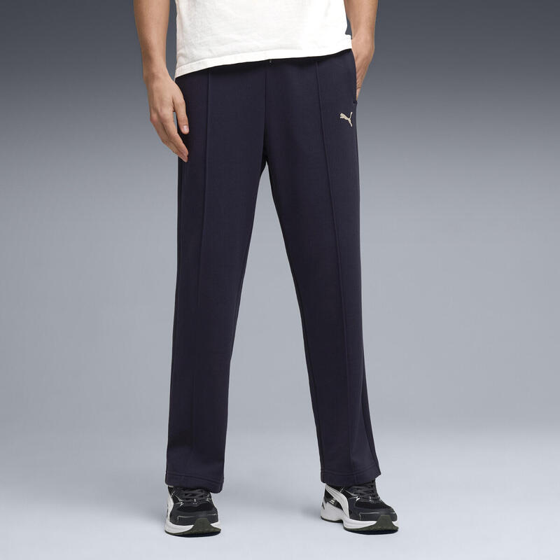 Pantalon bărbați croială lejeră, talie cu șnur Class Pinnacle, bleumarin PUMA