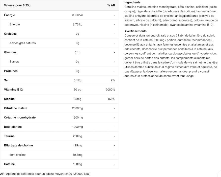 Pre-workout - ABE Ultimate Pre-Workout - Baie de Baddy 375g 2/2