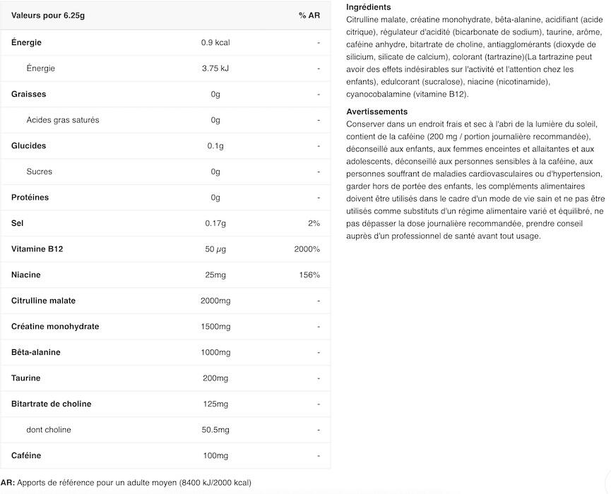 Pre-workout - ABE Ultimate Pre-Workout - Tropical 375g 2/2