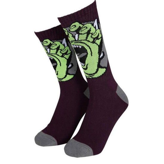 Chaussettes Santa CruzHand Dot Bordeaux