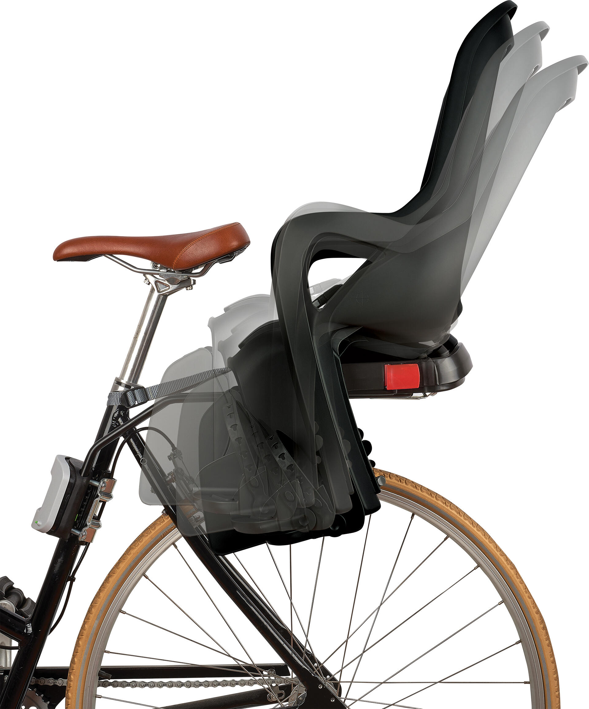 Fietsstoeltje achteraan met kinderframebevestiging Polisport Groovy RS+ 4/9