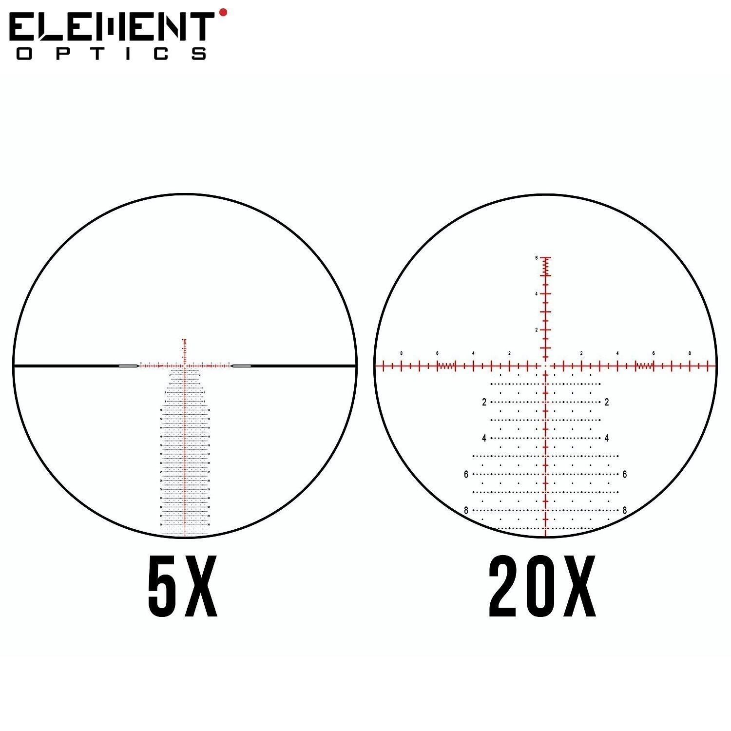 Mira Element Optics Nexus 5-20X50 APR-1D FFP MRAD 6/7
