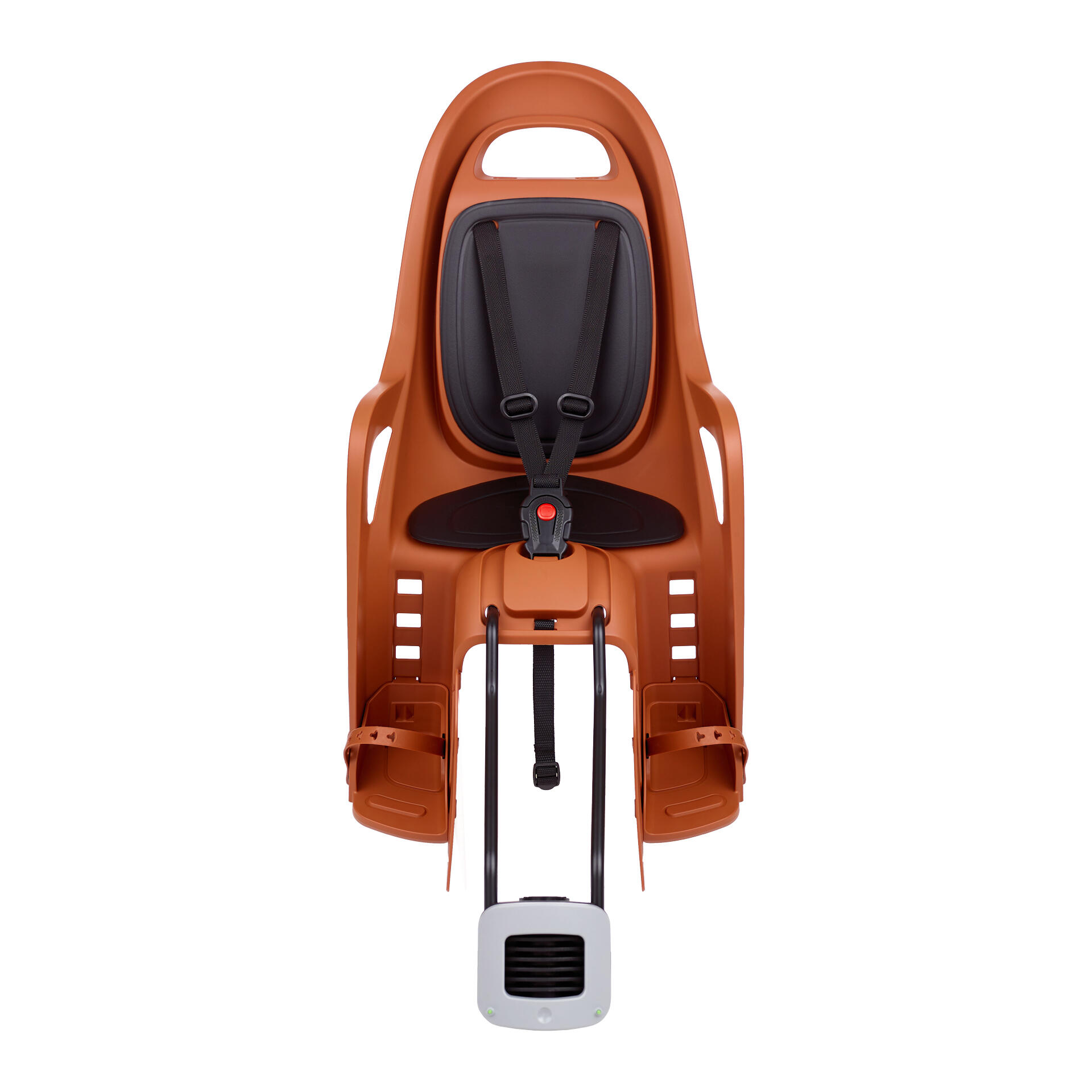 Siège vélo arrière Groovy avec fixation pour cadres petits et 29" Brun caramel 2/8