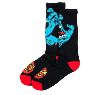 Santa cruz screaming hand zwarte sokken