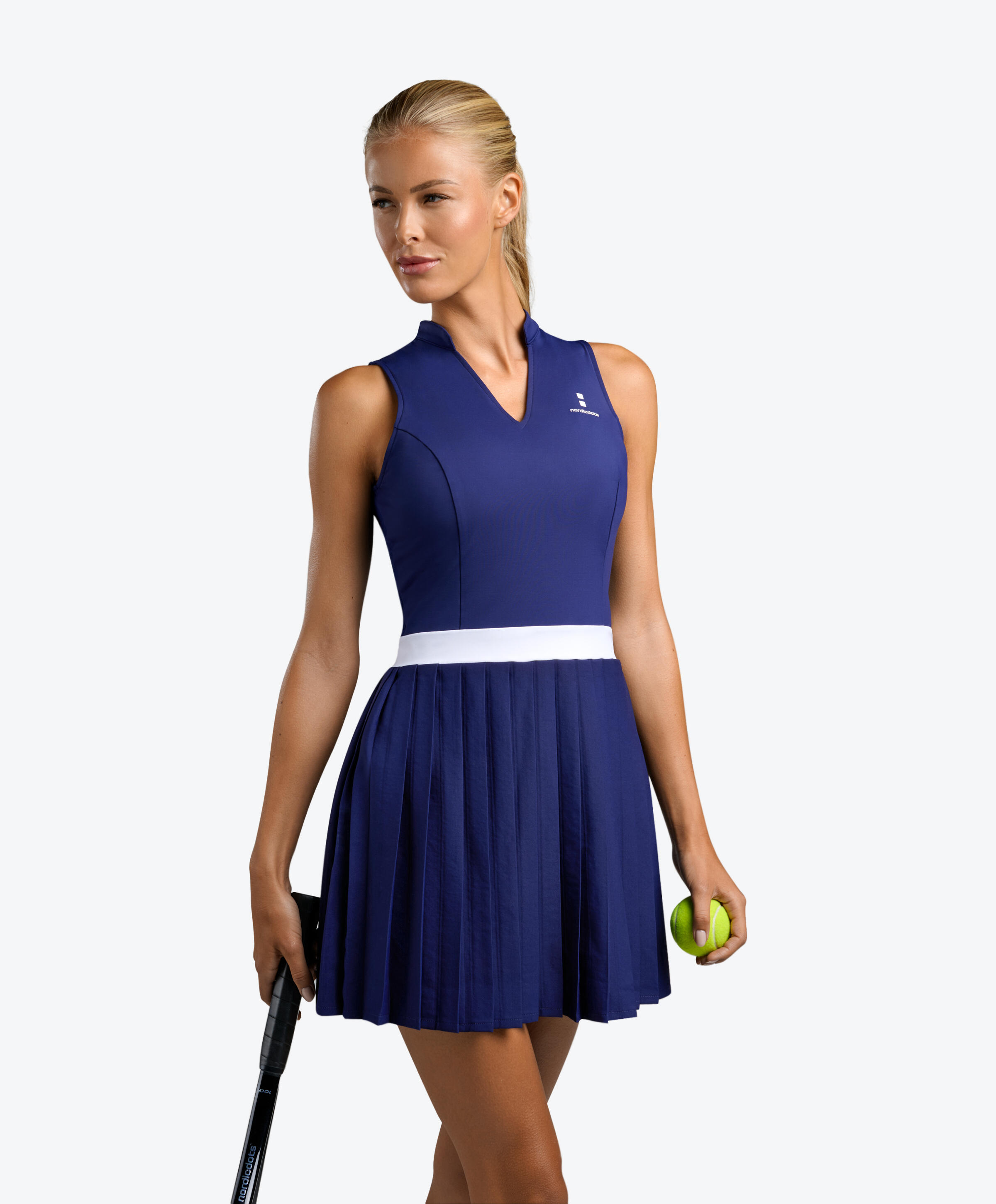Smart Tennis/Padel Short Legging met Balzak Dames Lichtgrijs