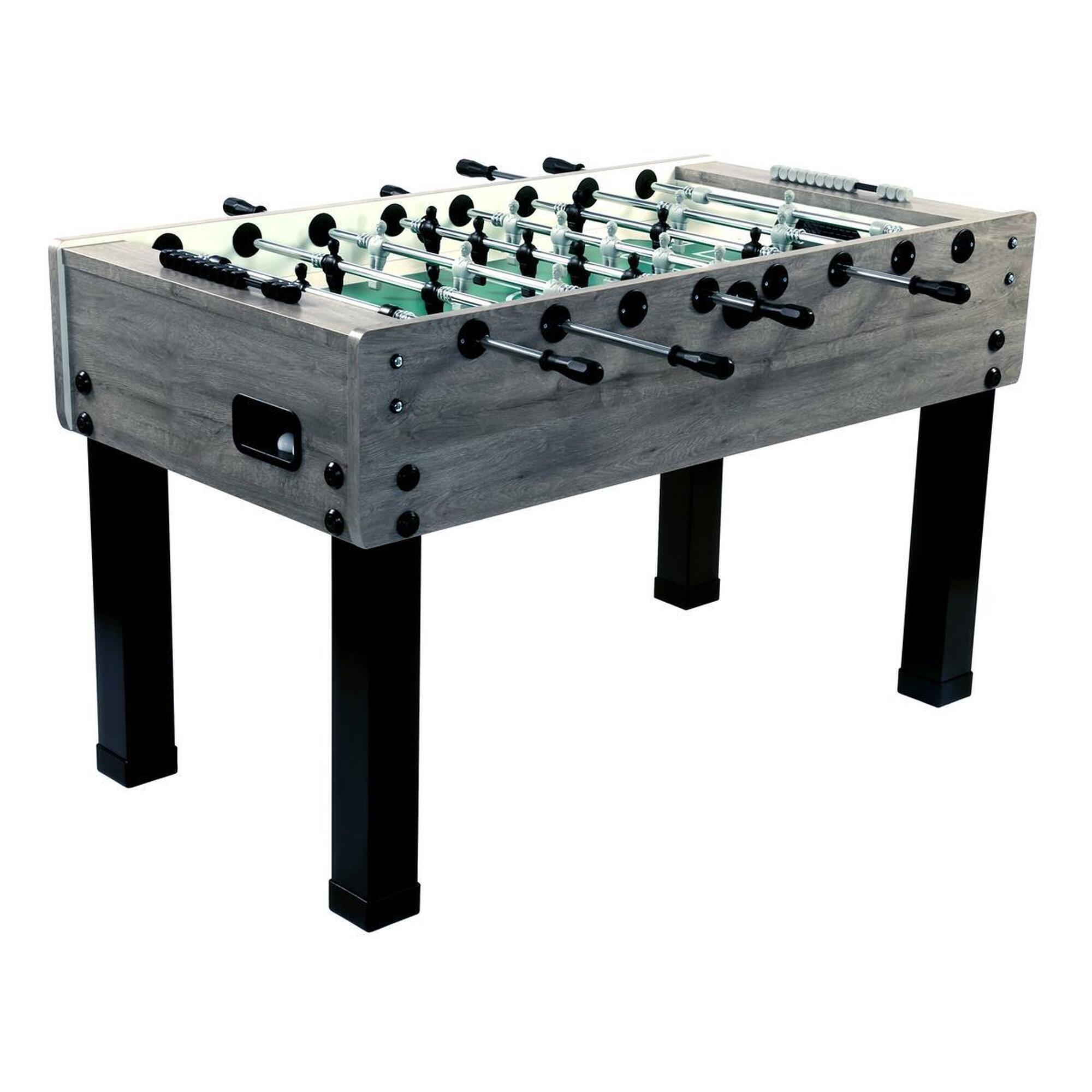 Garlando - Baby-foot Garlando G-500 Chêne Gris Avec Barres Télescopiques De Sécurité - Table De Baby-foot - No Size - Decathlon