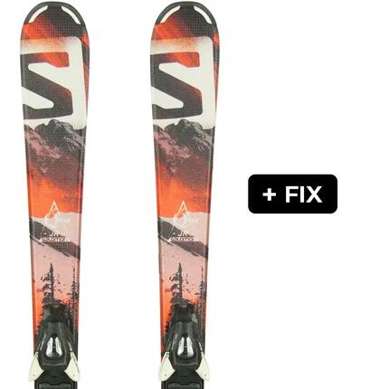 Reconditionné - SALOMON Q-MAX JR S + FIX - Très bon état