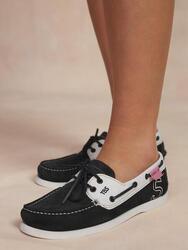 Chaussures bateau femme 1973 PHIS727 Navy/Blanc Cuir Portugal