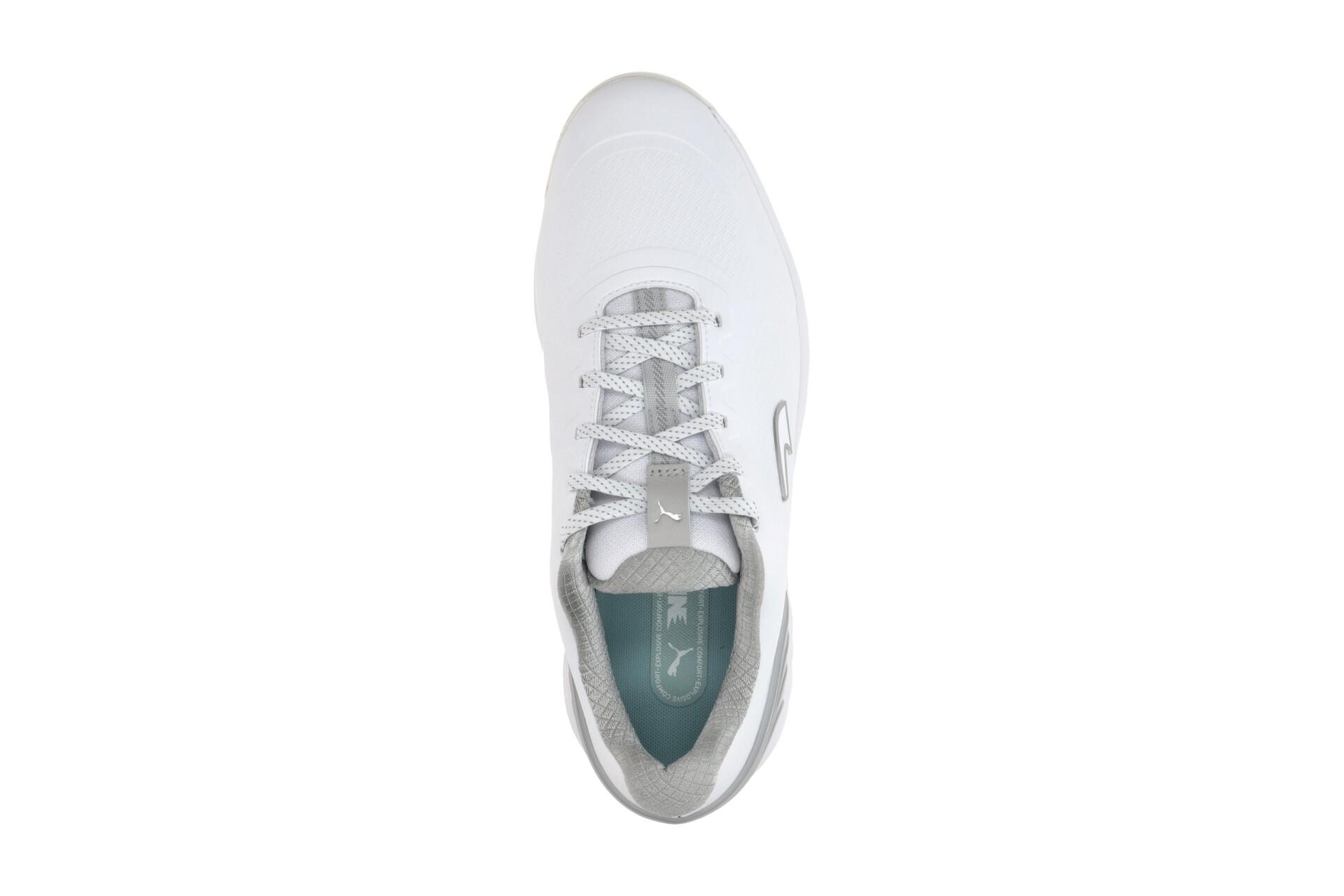 Puma Alphacat Nitro Schuhe weiß grau Golfschuhe 378692 6/7