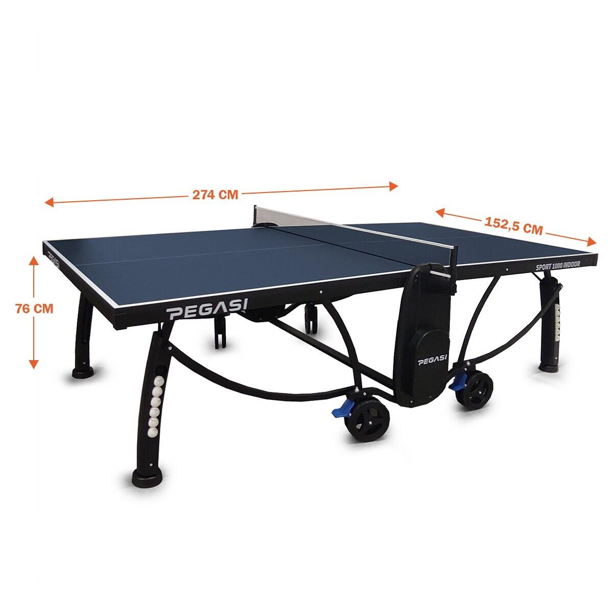 Tischtennisplatte Pegasi 1000 Indoor Blau 4/6