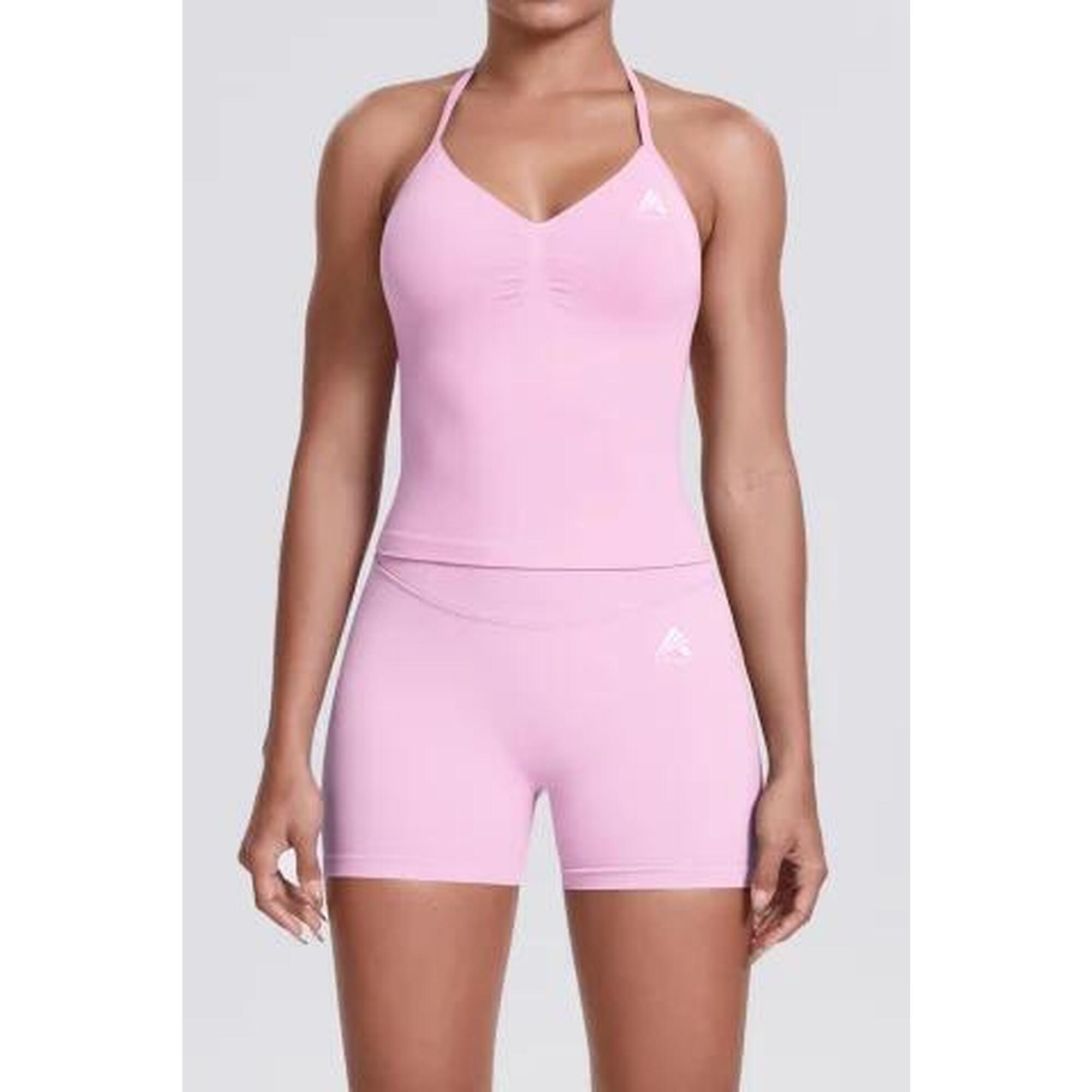 Colant scurt FITSKIN V-Form Shortline FITSKIN Pastel Pink