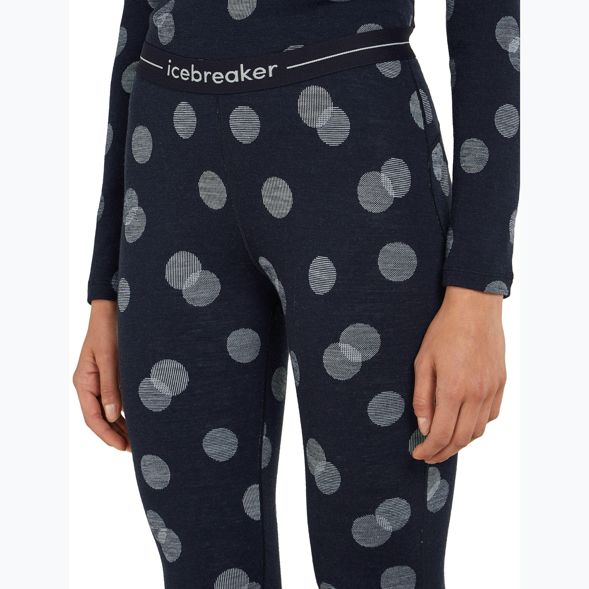Spodnie termoaktywne damskie icebreaker Merino 260 Vertex Fall Flakes 4/7
