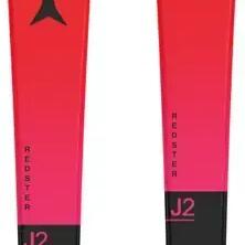 Atomic Redster J2 + L 6 GW Junior Skis - 130cm - Red Tension/Black