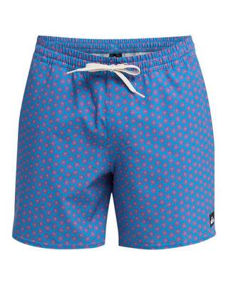 Zwembroek stretch printed volley 16" gelb heren