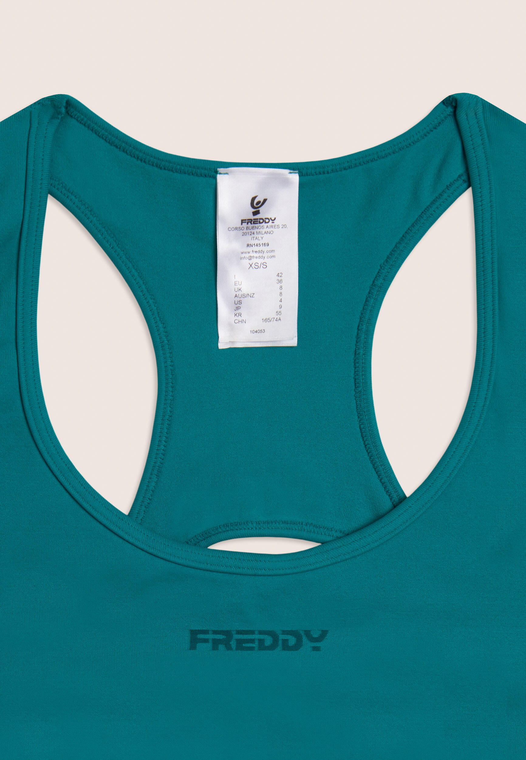 Tuta Jumpsuit Seamless Short con cut-out sulla schiena 3/3