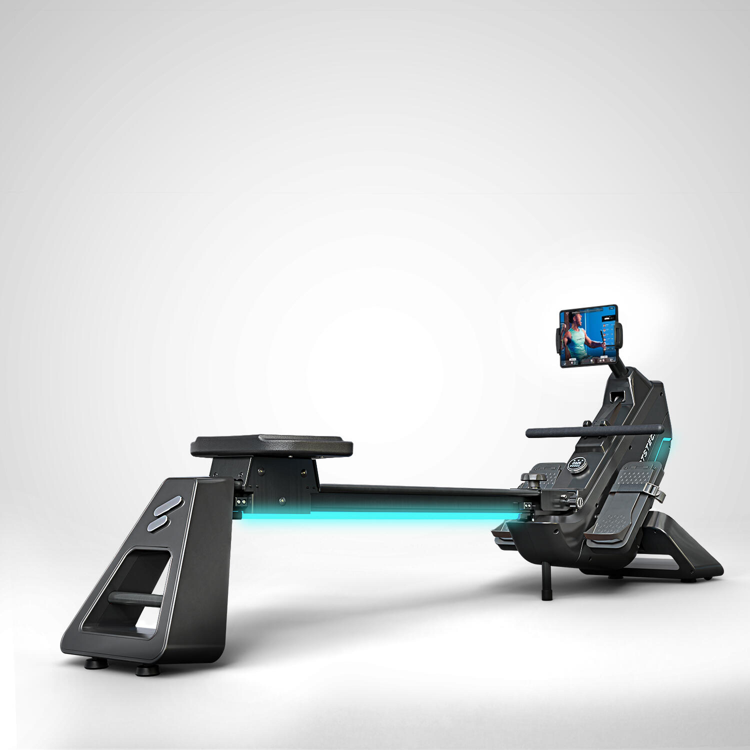 sRow Lite Sportstech Rudergerät klappbar, magnetisch, leise, 24 Stufen