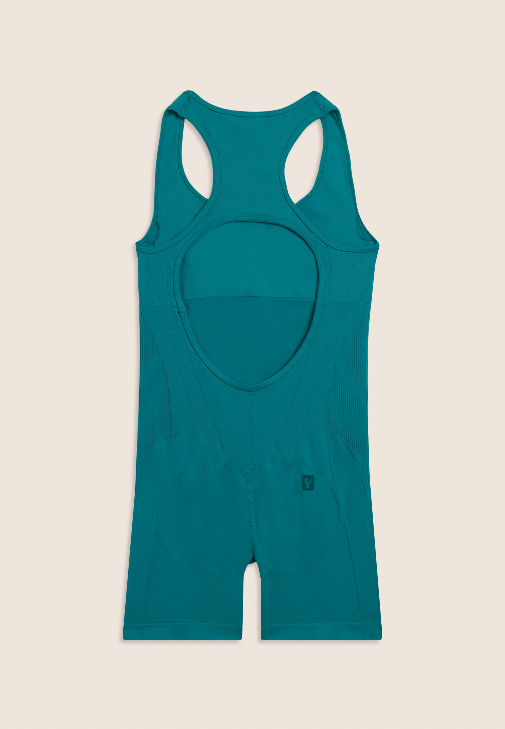 Tuta Jumpsuit Seamless Short con cut-out sulla schiena 2/3