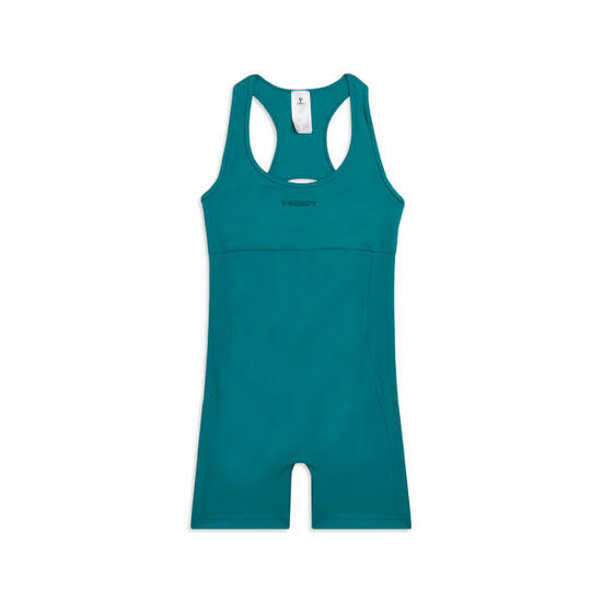 Tuta Jumpsuit Seamless Short con cut-out sulla schiena