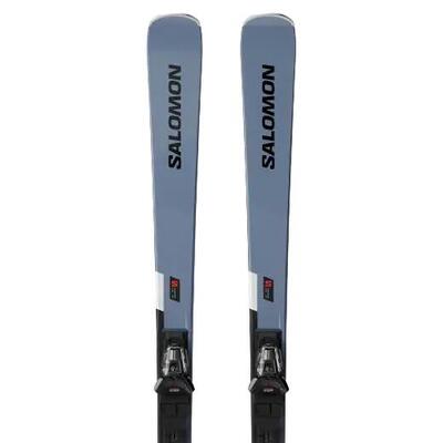Salomon e s/max 10 + m11 gw l80 all mountain ski's - 165cm - blauw