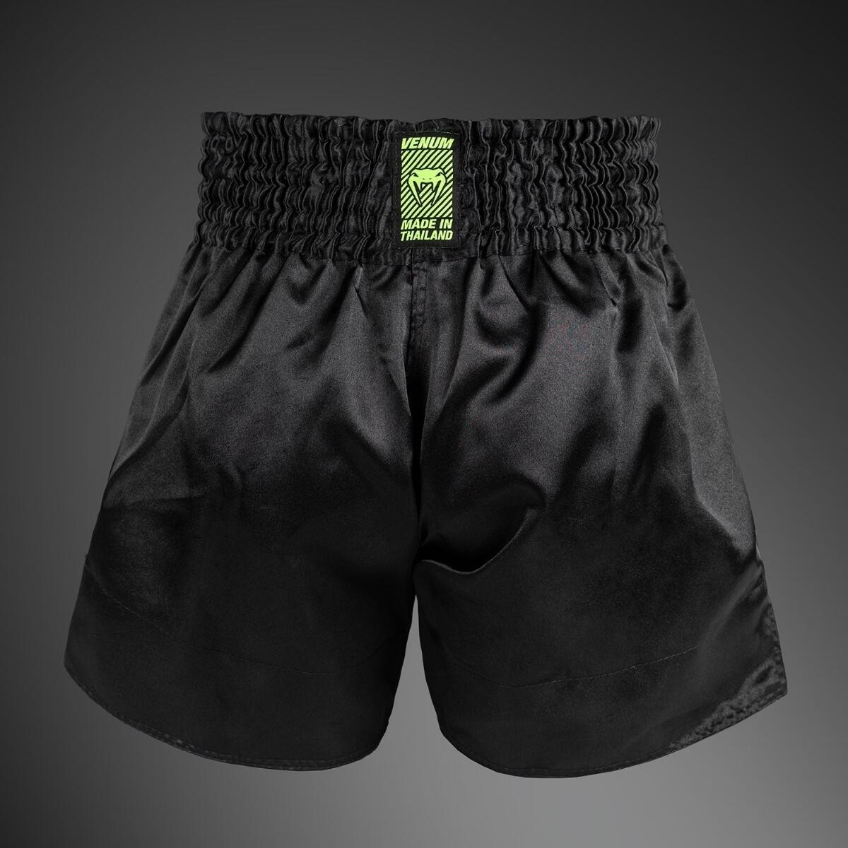 Pantalones cortos Venum Muay Thai Classic Evo Negro/Neón Talla S 4/4
