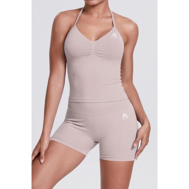 Colant scurt FITSKIN V-Form Shortline Ivory