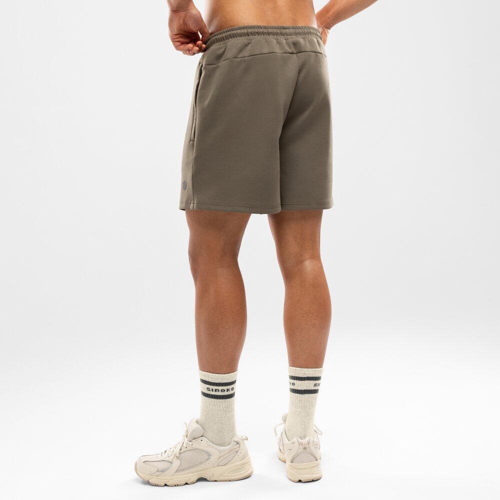 Short sport en coton homme Fitness Titan Green Vert 6/7
