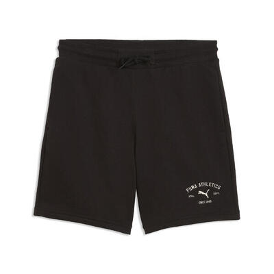 Puma class short met opdruk voor jongeren puma